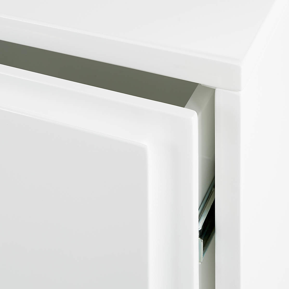 CB2 Gallery White 4-Drawer Low Dresser | Seeded CB2 Gallery White 4-Drawer Low Dresser | Seeded