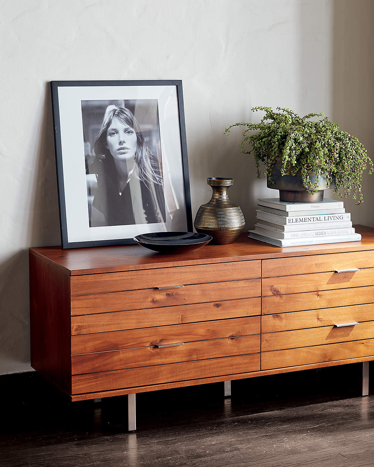 CB2 Linear Low Dresser | Seeded