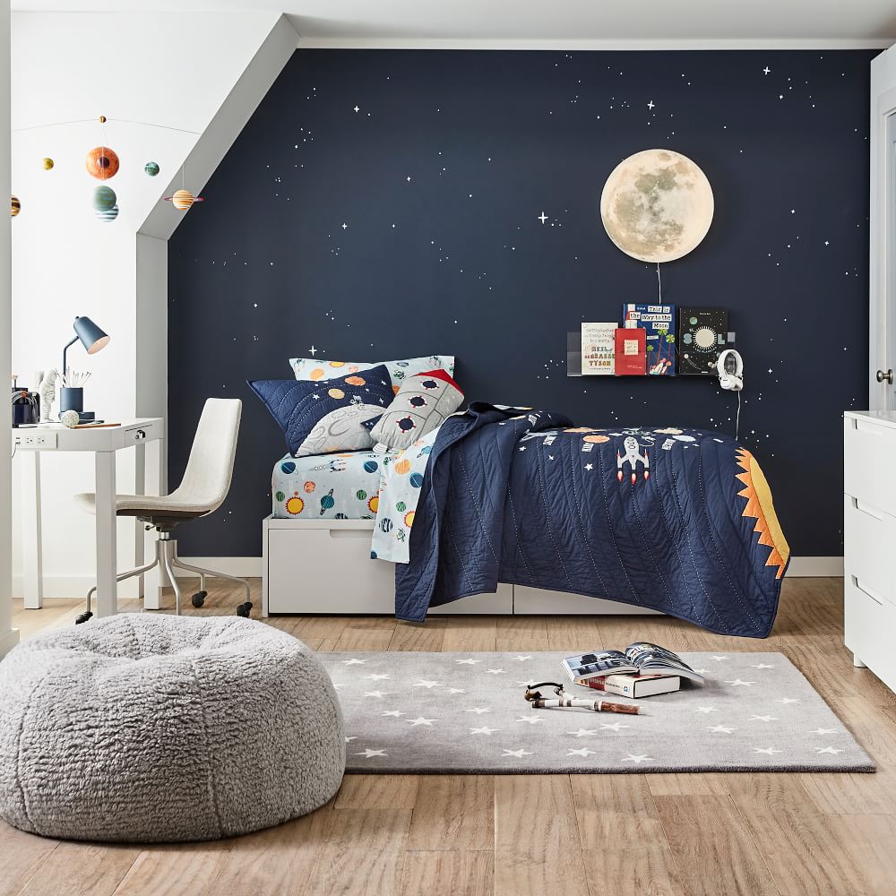 West Elm Arlen Storage Bed Seeded