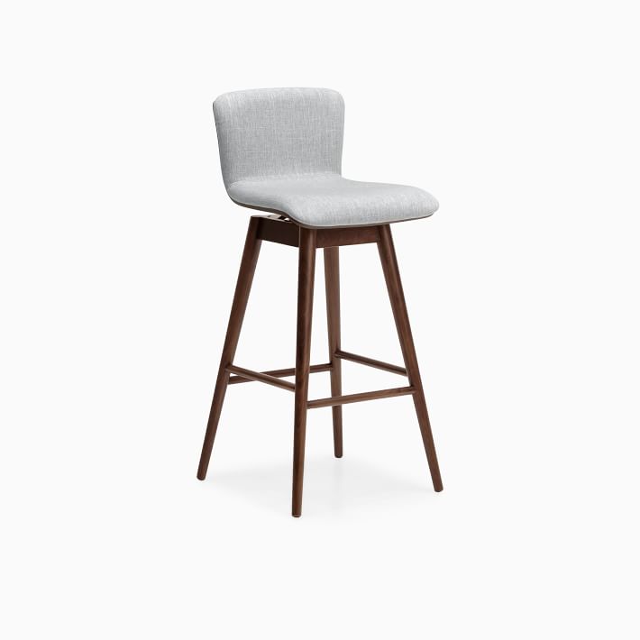 West Elm Boulder Swivel Bar & Counter Stools Seeded