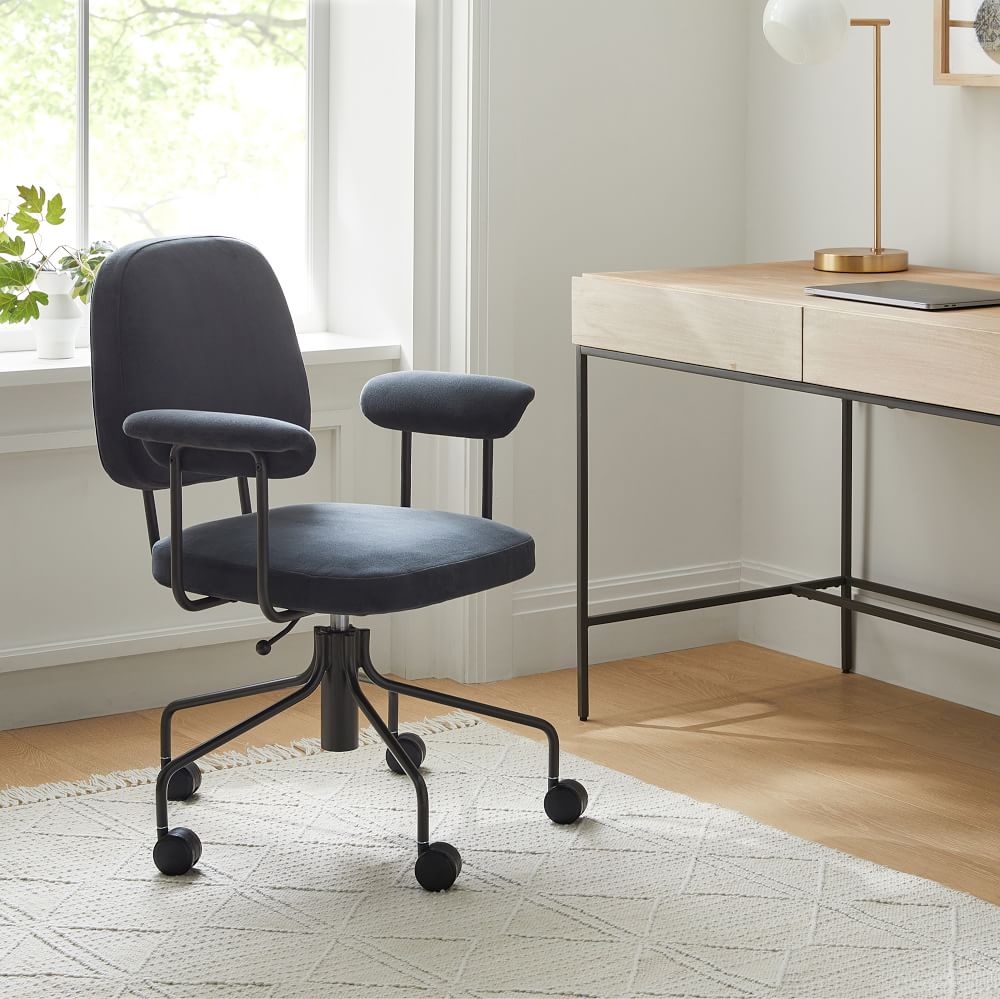 West Elm Cash Office Chair Seeded