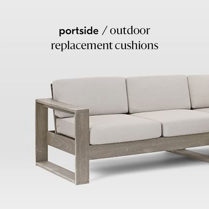 West Elm Portside Outdoor Replacement Cushions Seeded