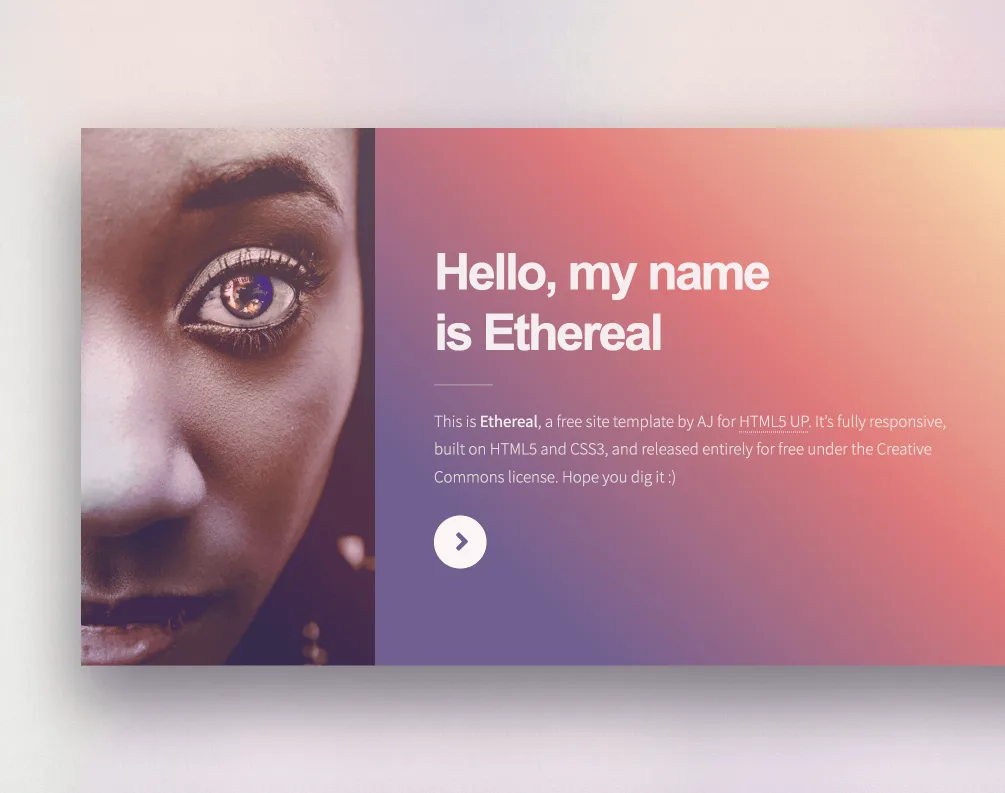 Captura de pantalla del sistema de alojamiento de sitios estáticos de la aplicación
