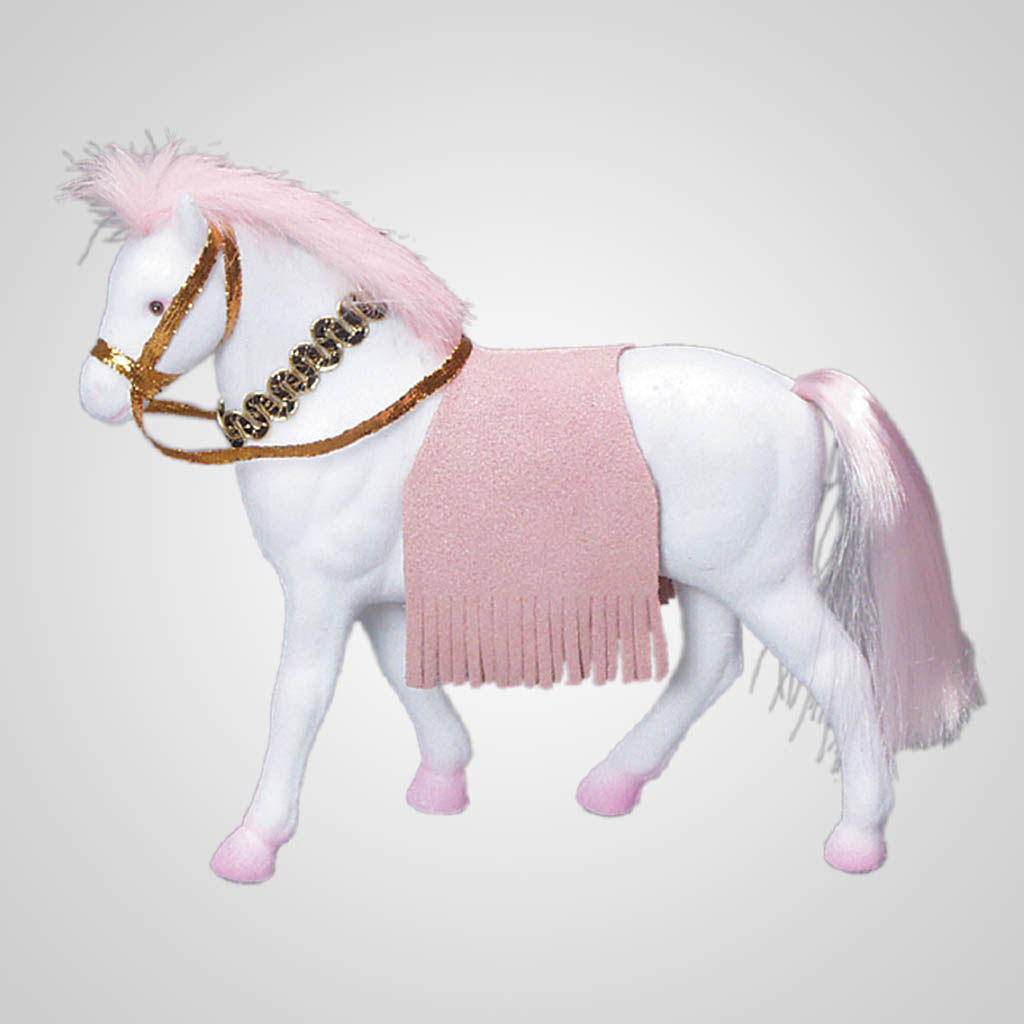 61227IM - 7" Flocked Horse