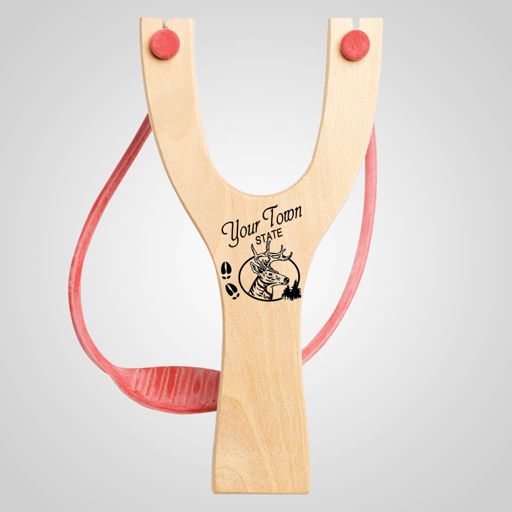 63041IM - Deer Tracks Slingshot, Imprinted