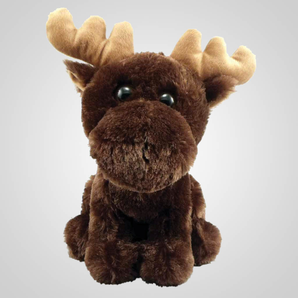 63223 - Plush 10" Sitting Moose, Plain
