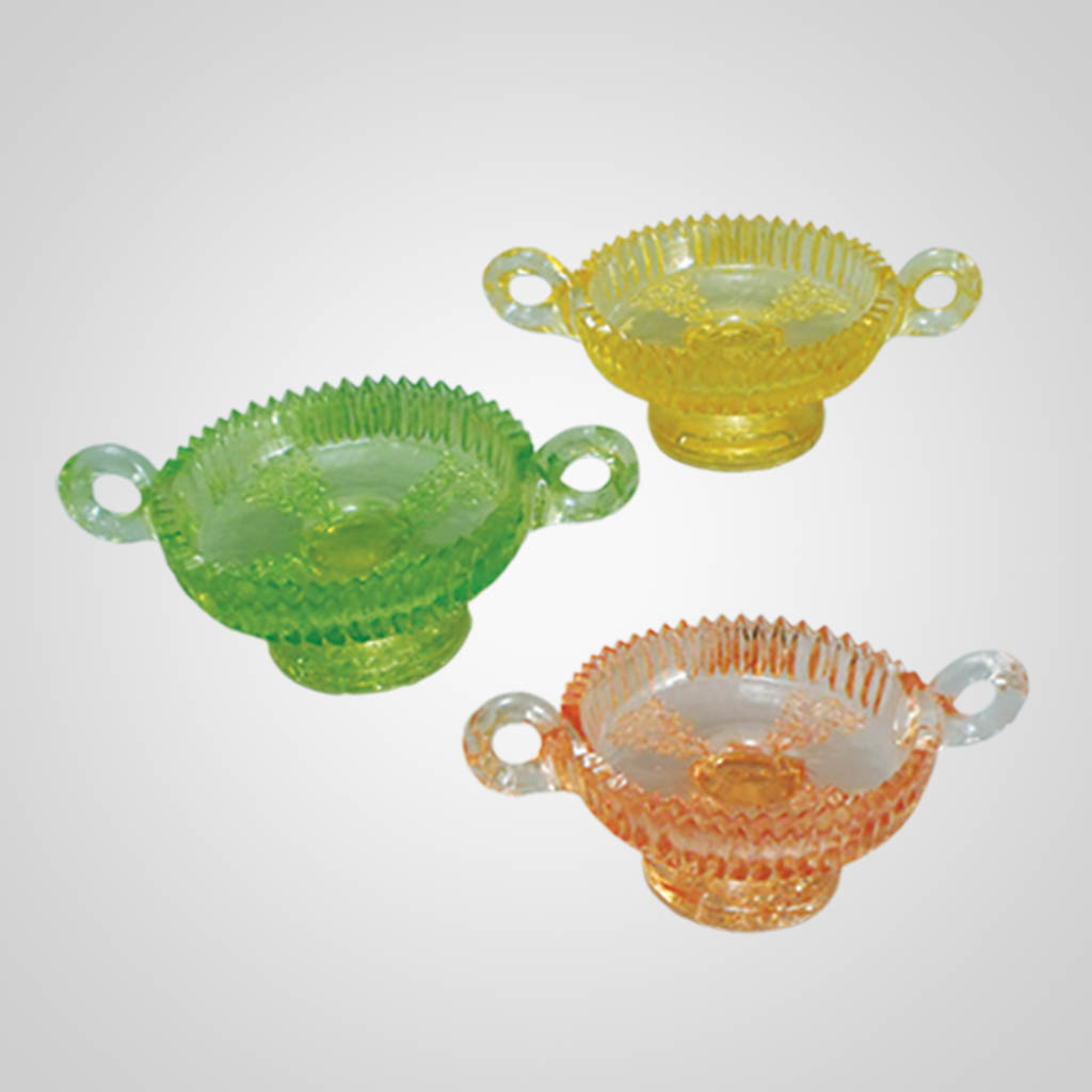 17771 'Glass' Dish With Handles Lipco