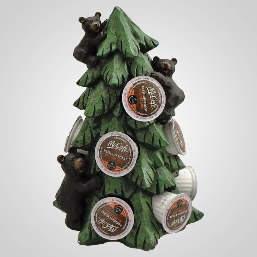 19050 - Bears In Tree Coffee Pod Holder 