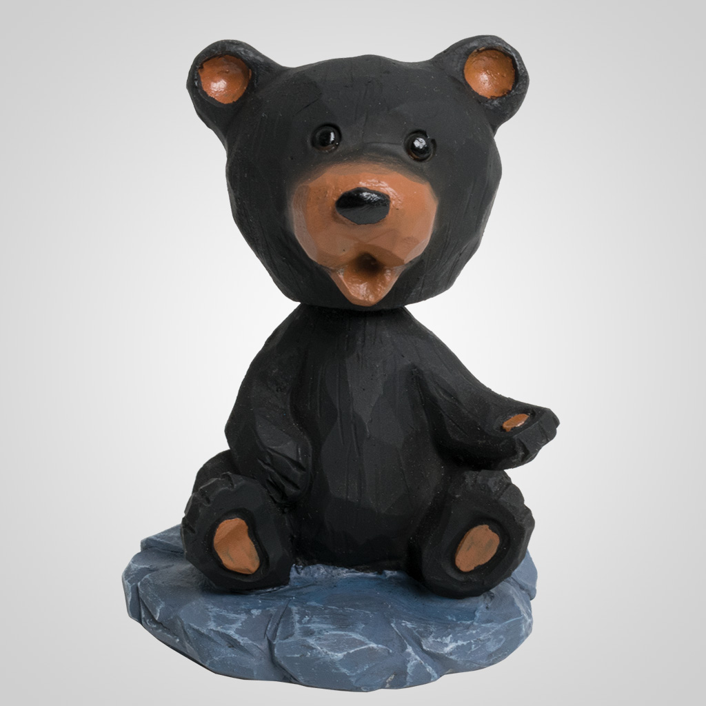 63597 Figure Bobble Bear Polyresin Lipco