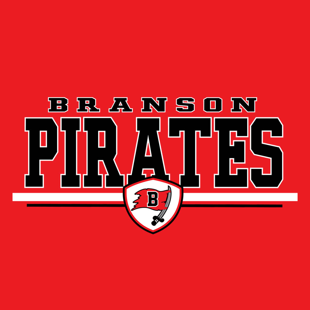 D03954BNPIRT Branson Pirates TShirt Design Lipco