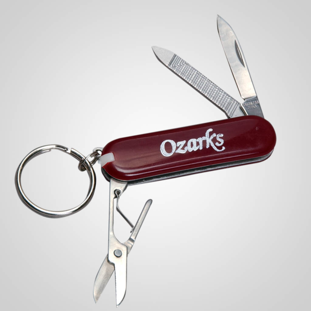 19240 Wood Pocket Knife Keychain, NameDrop Lipco