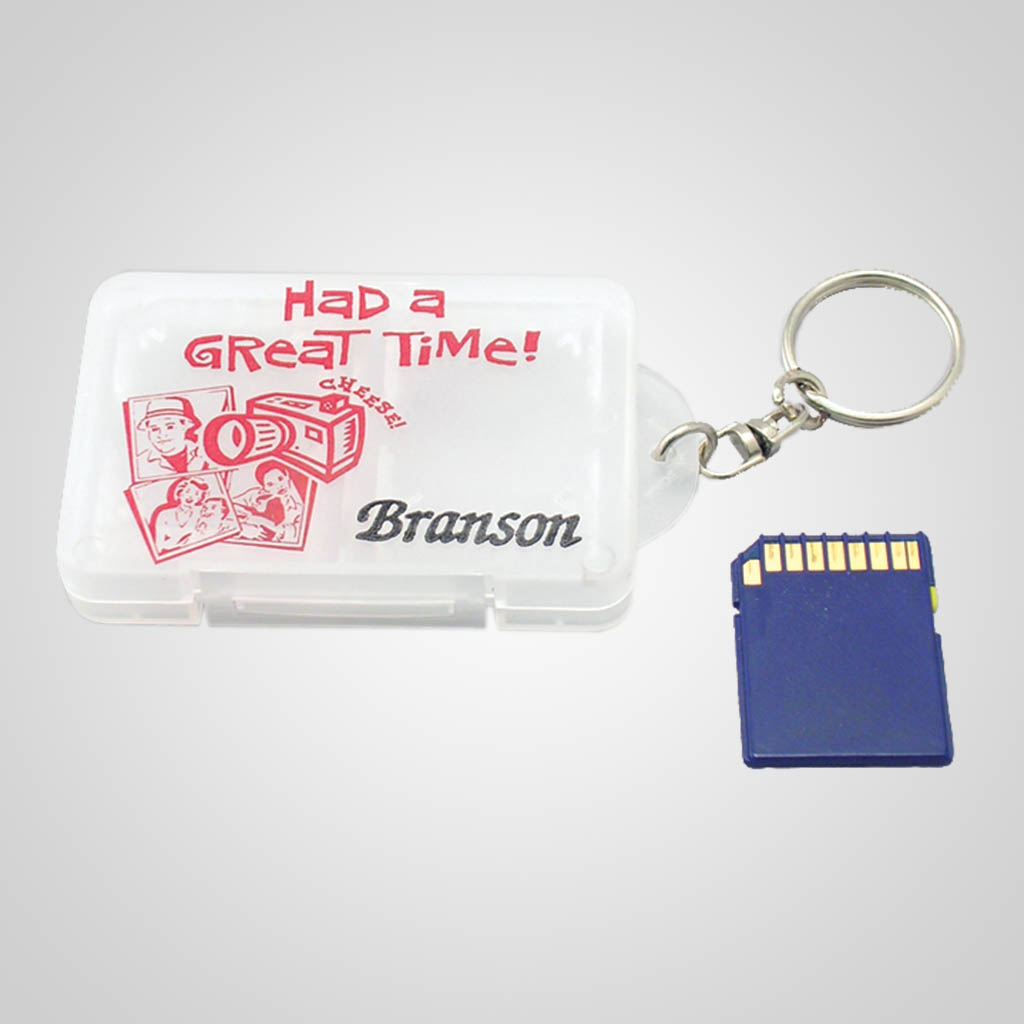 17055 Camera SD Card Case Keychain, NameDrop Lipco