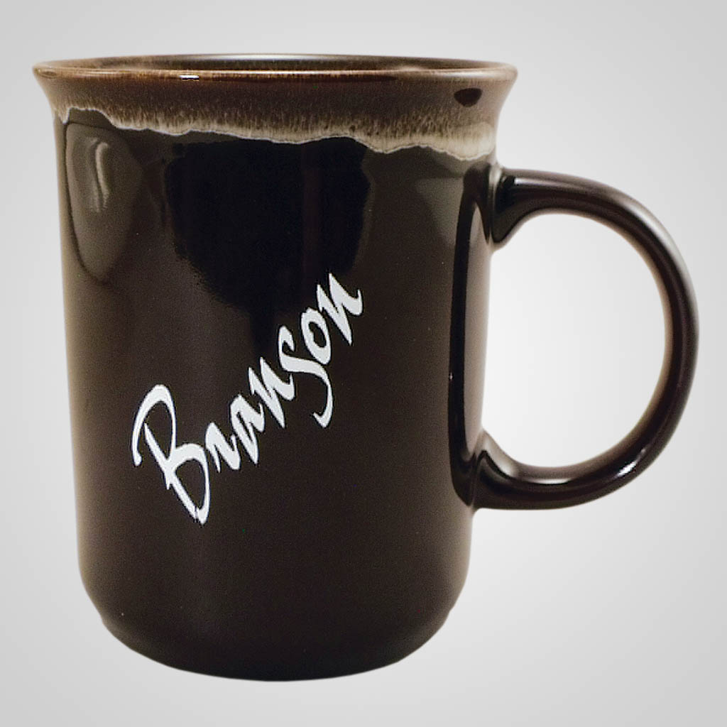 18844PP Brown Drip Glaze Mug, 1 Color Print Lipco