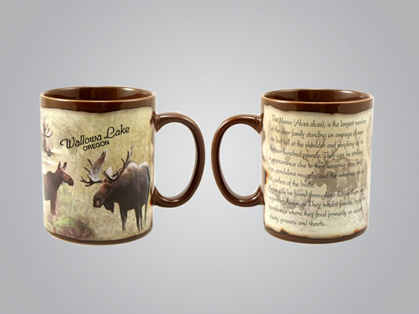 59204PA - Moose Full-Wrap Mug, 1 Color Print