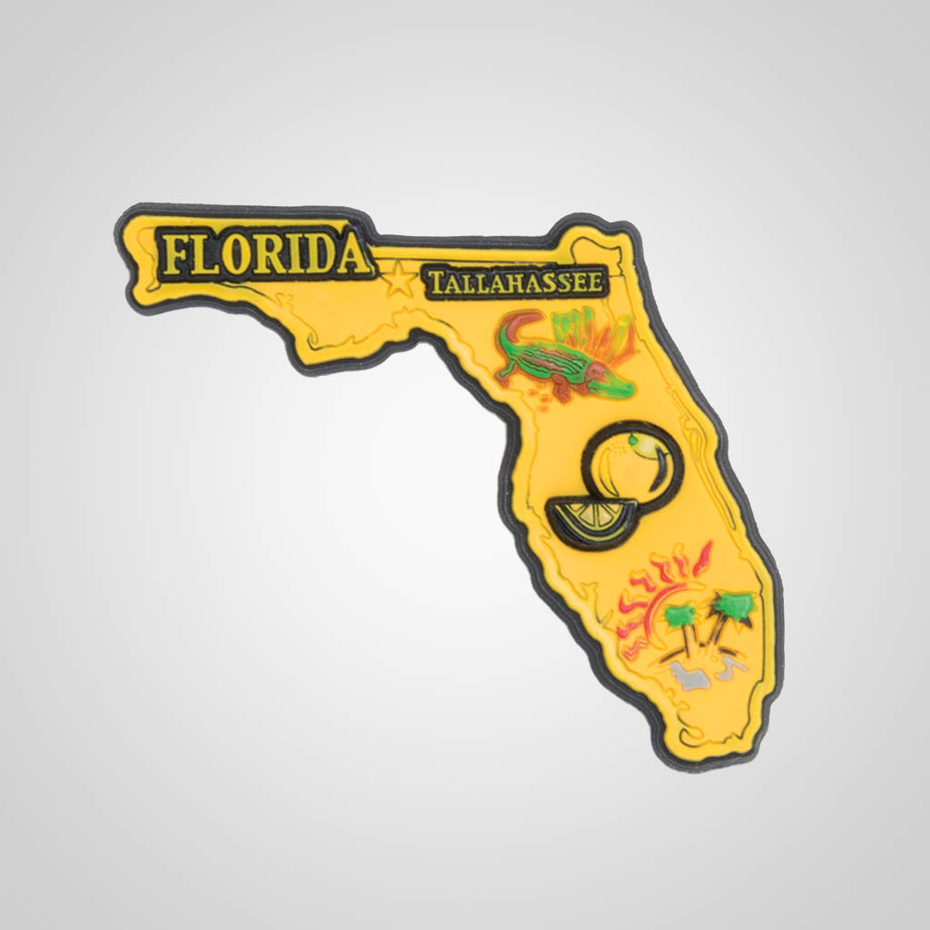 21588FL - PVC State Magnet, Florida, Bulk