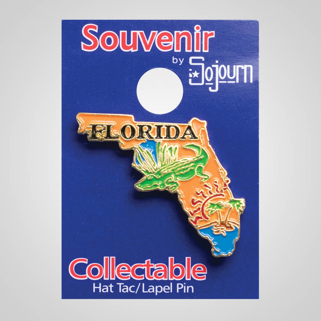 22125FL - Lapel/Hat Pin, Florida, Carded