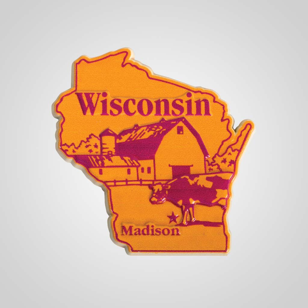 22320WI 2Color State Wisconsin, Bulk Lipco