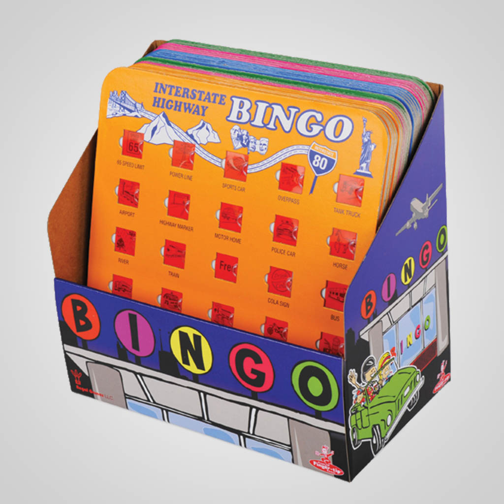 3 9172 Carded Travel Bingo Game Lipco