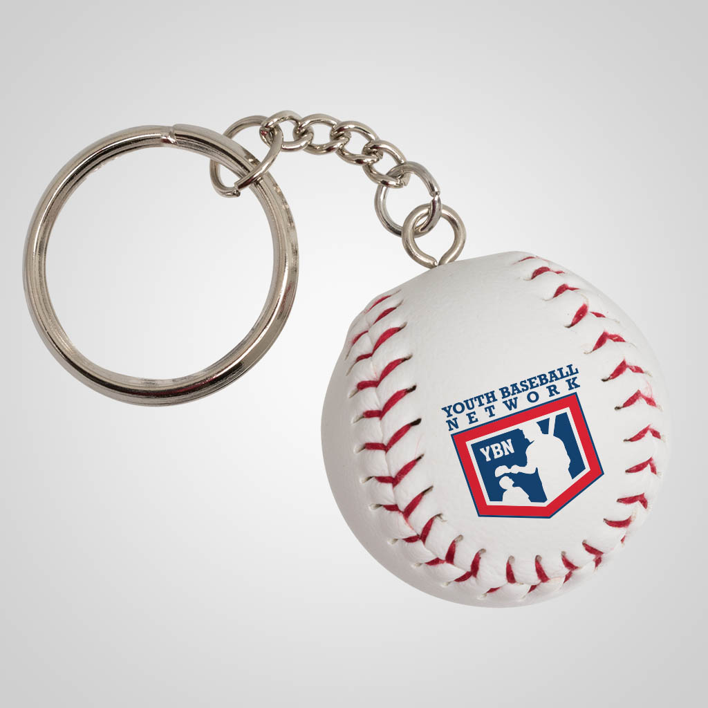 40158JPM Mini Baseball Keychain, MultiColor Lipco