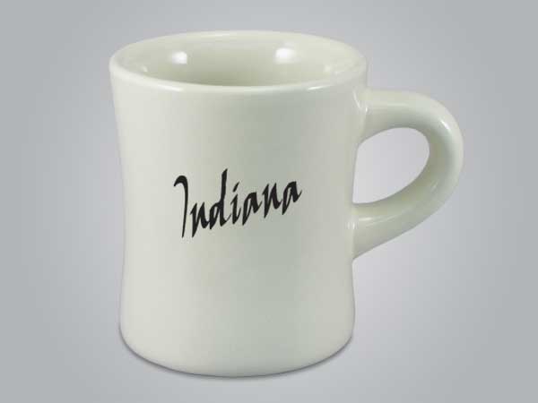 58331IN - Old Fashioned Diner Mug, Indiana