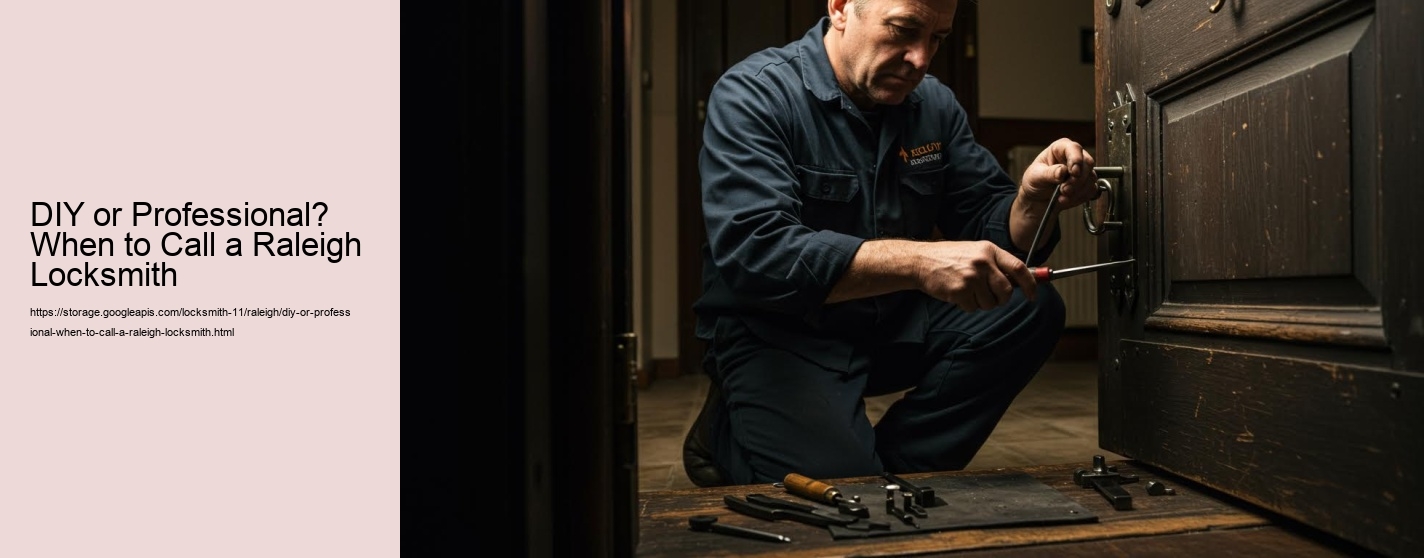 DIY or Professional? When to Call a Raleigh Locksmith