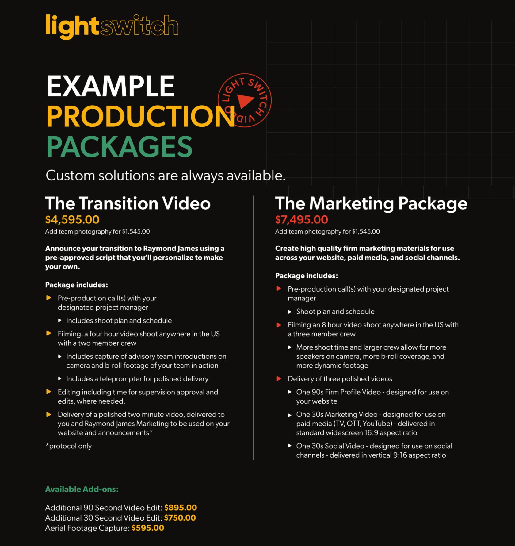 Raymond James Lightswitch Flyer