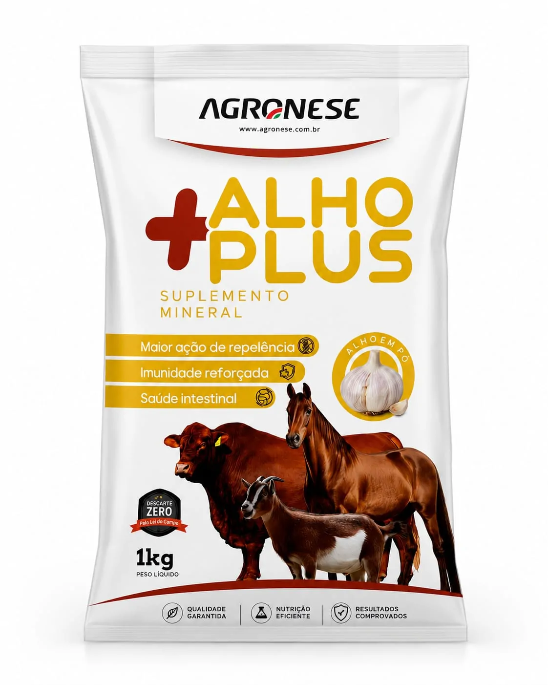 Alho + Plus Suplemento Mineral