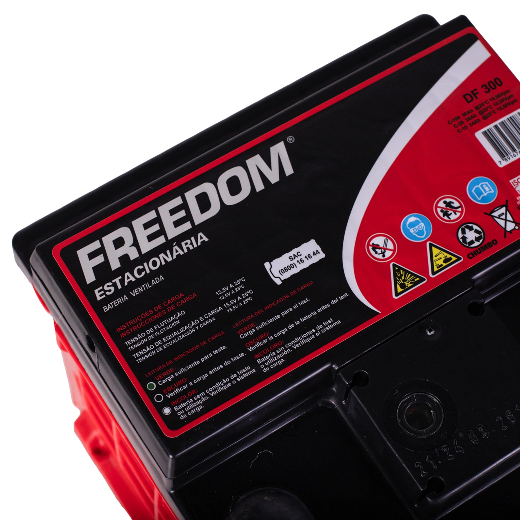 Bateria Estacionária Freedom DF300 12V 26Ah