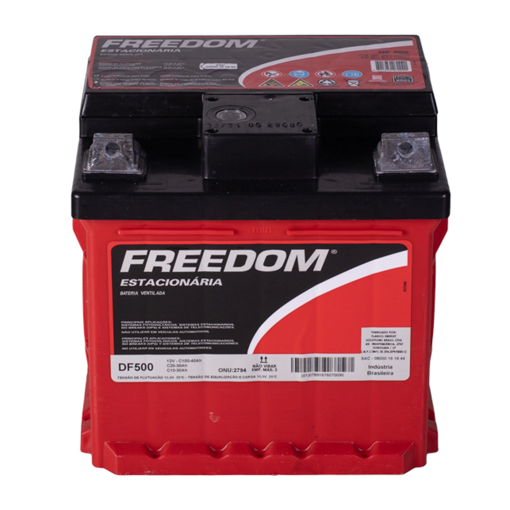 Bateria Estacionária Freedom DF500 12V 36Ah