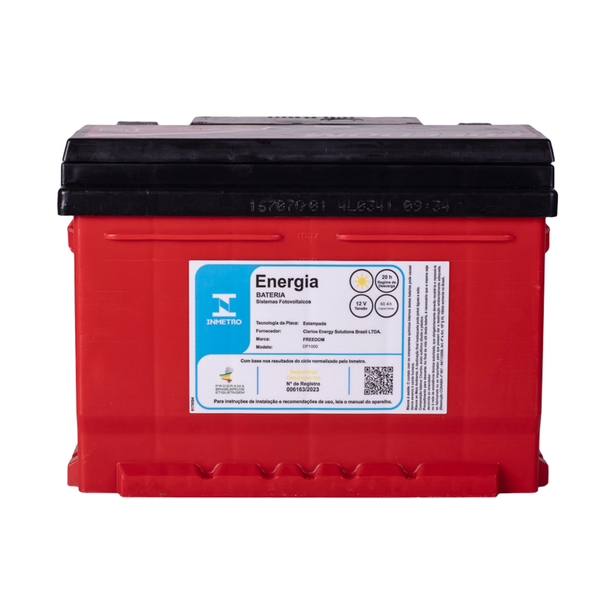 Bateria Estacionária Freedom DF1000 12V 60Ah