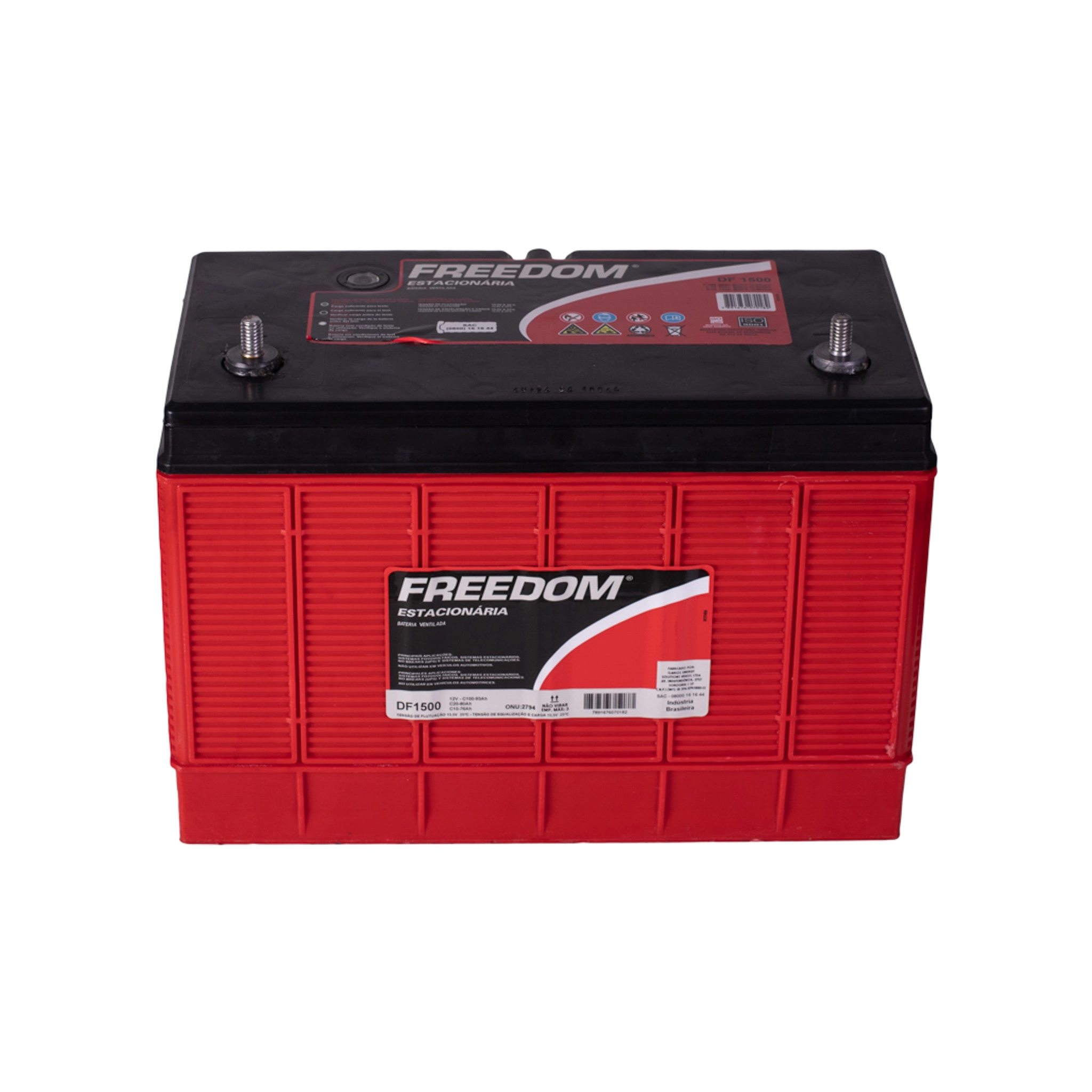 Bateria Estacionária Freedom DF1500 12V 80Ah