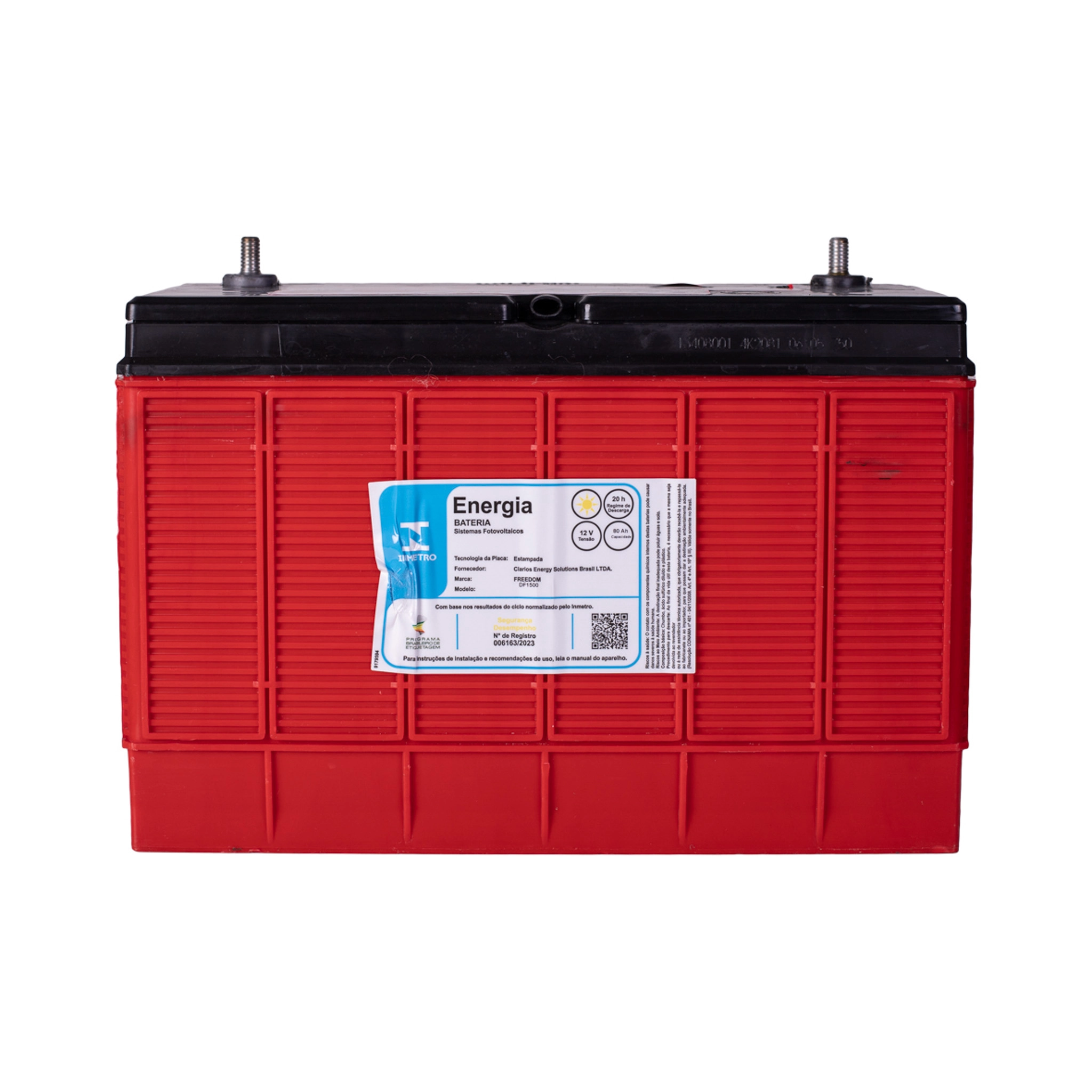 Bateria Estacionária Freedom DF1500 12V 80Ah