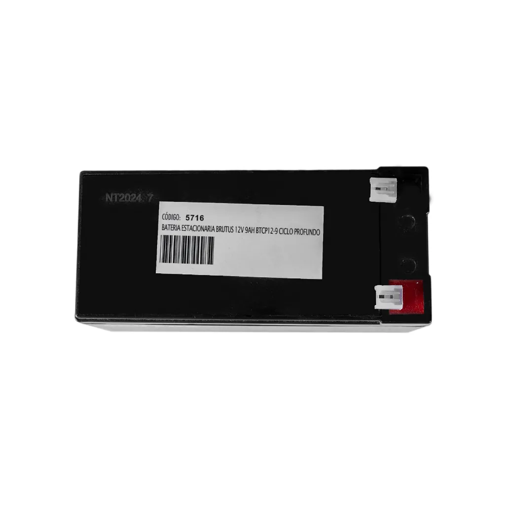Bateria Estacionária VRLA Ciclo Profundo Brutus BTCP12-9 12V 9Ah