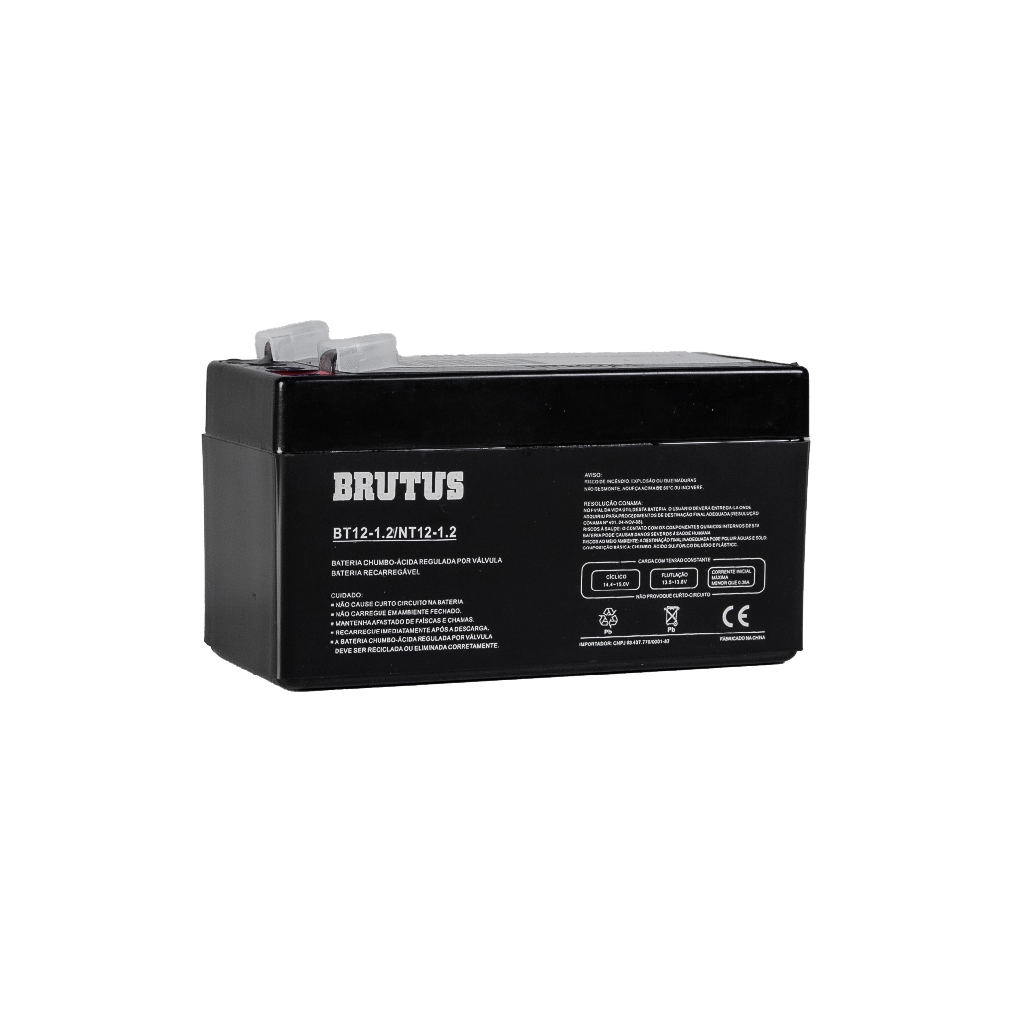 Bateria Estacionária VRLA Brutus BT12-1.2 12V 1,2Ah 