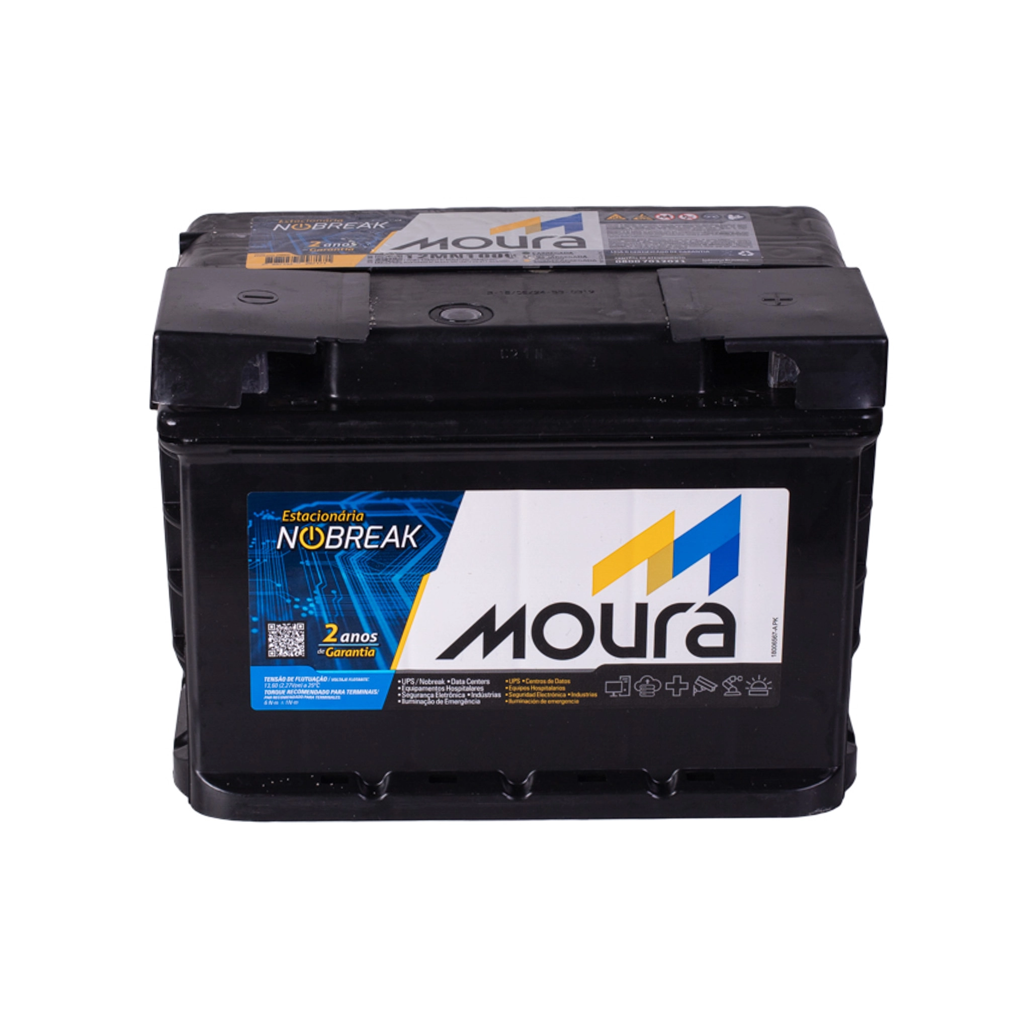 Bateria Estacionária Moura 12MN1000 12V 60Ah