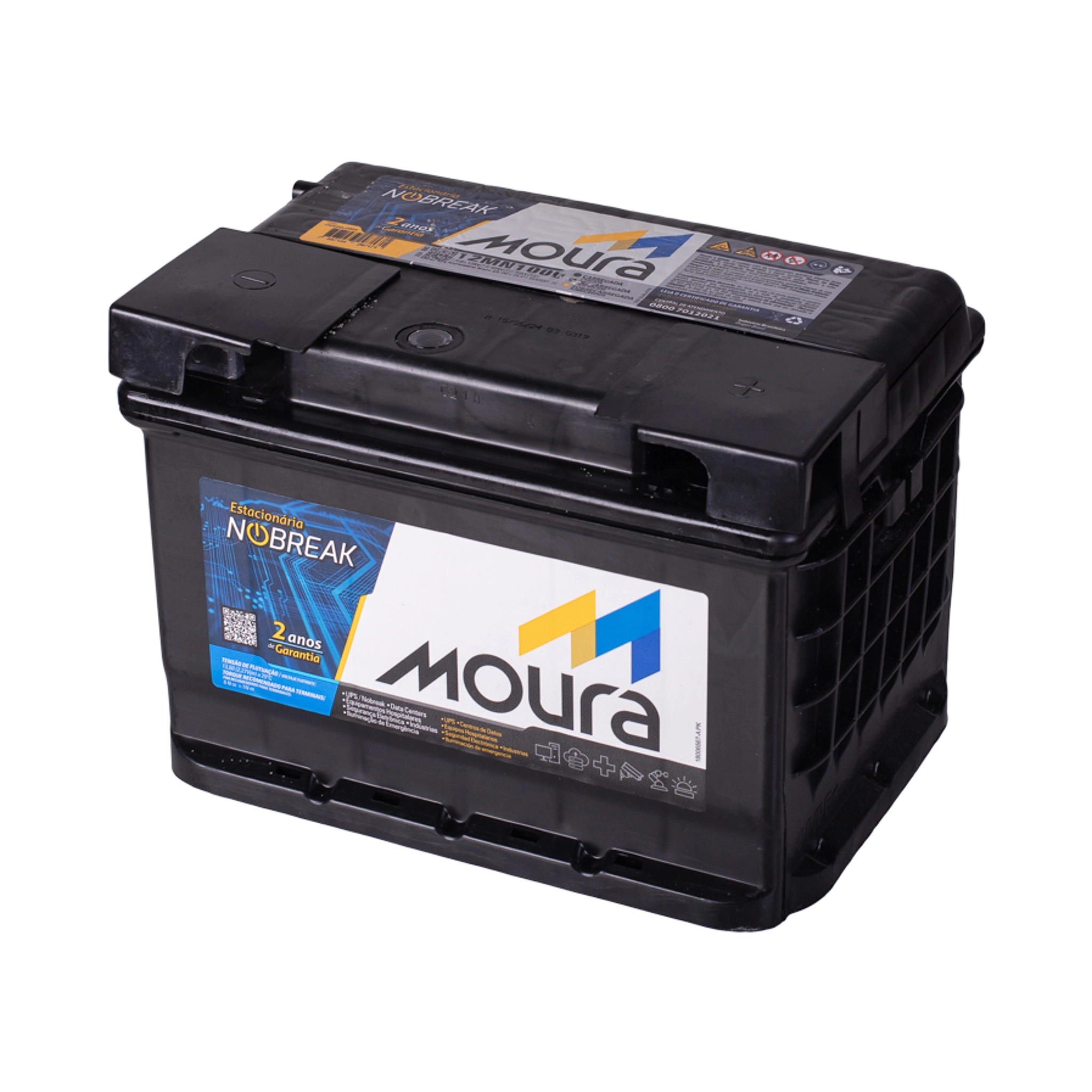 Bateria Estacionária Moura 12MN1000 12V 60Ah