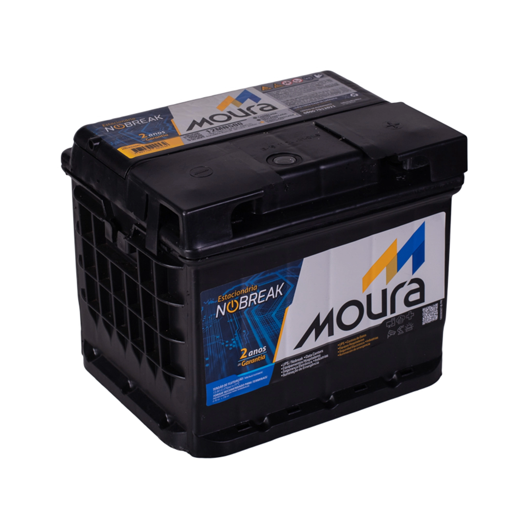 Bateria Estacionária Moura 12MN500 12V 36Ah