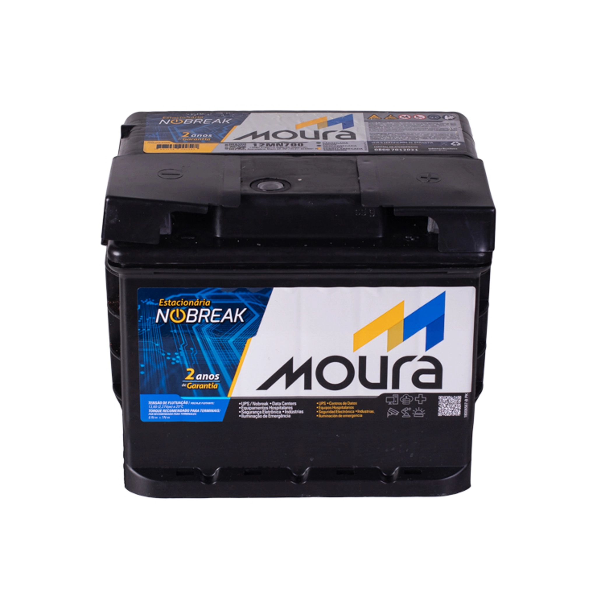 Bateria Estacionária Moura 12MN700 12V 45Ah