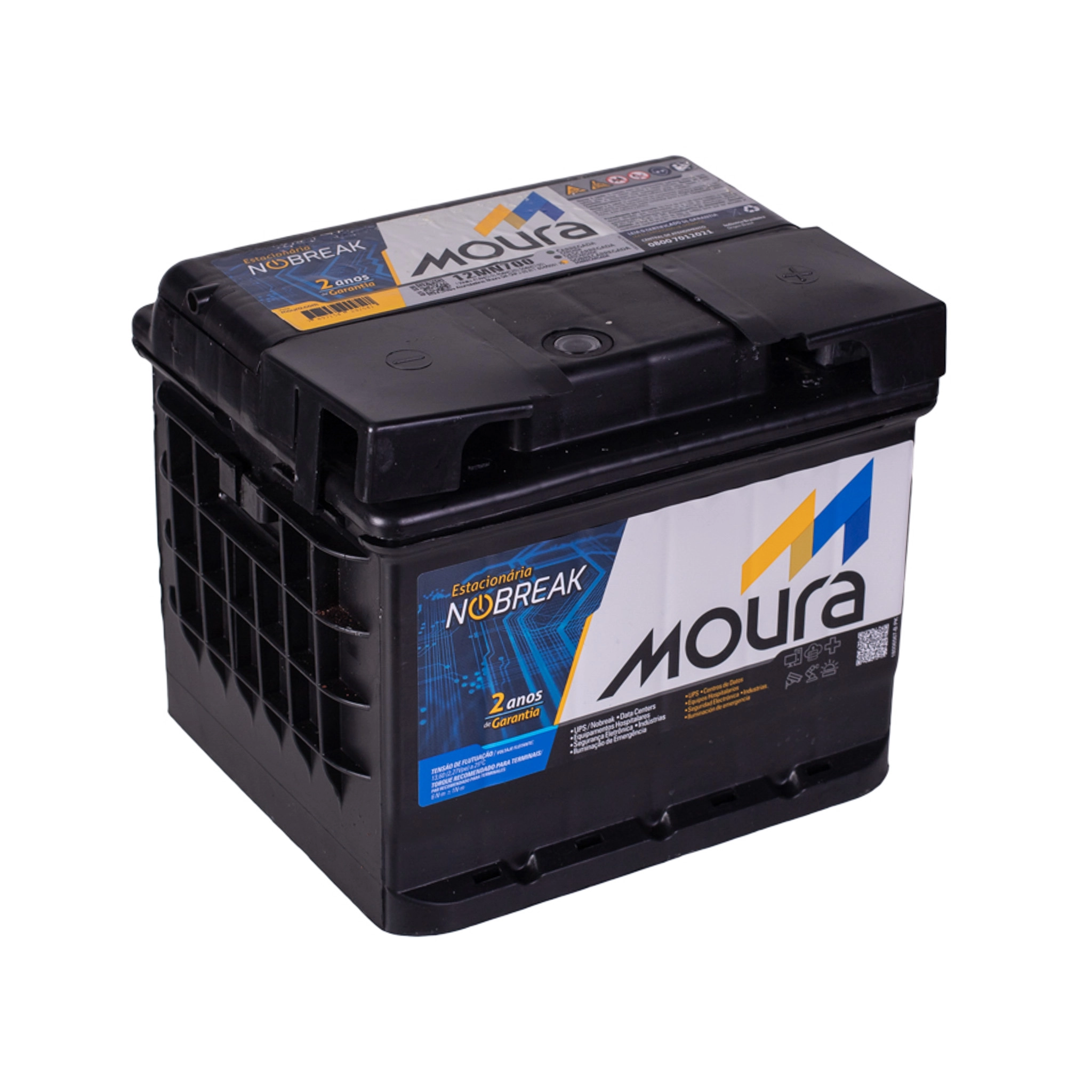 Bateria Estacionária Moura 12MN700 12V 45Ah