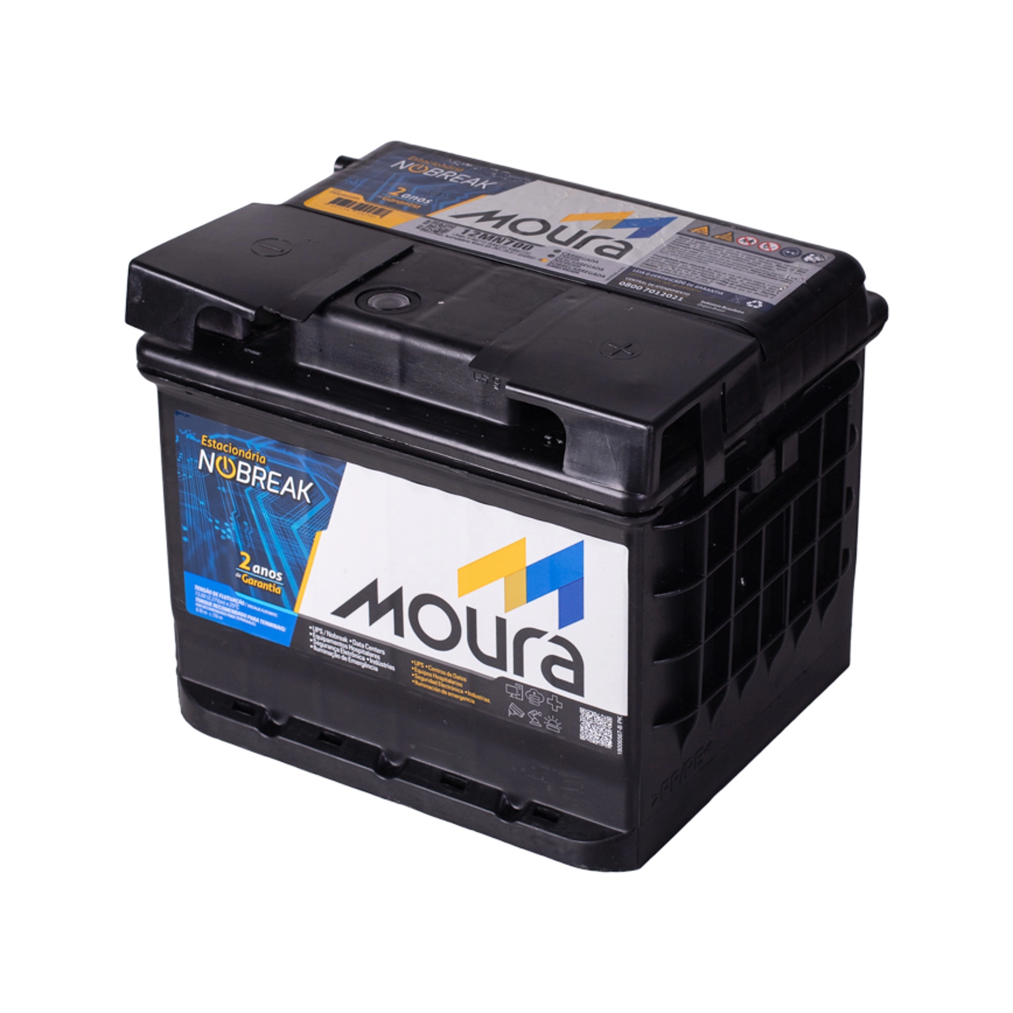 Bateria Estacionária Moura 12MN700 12V 45Ah