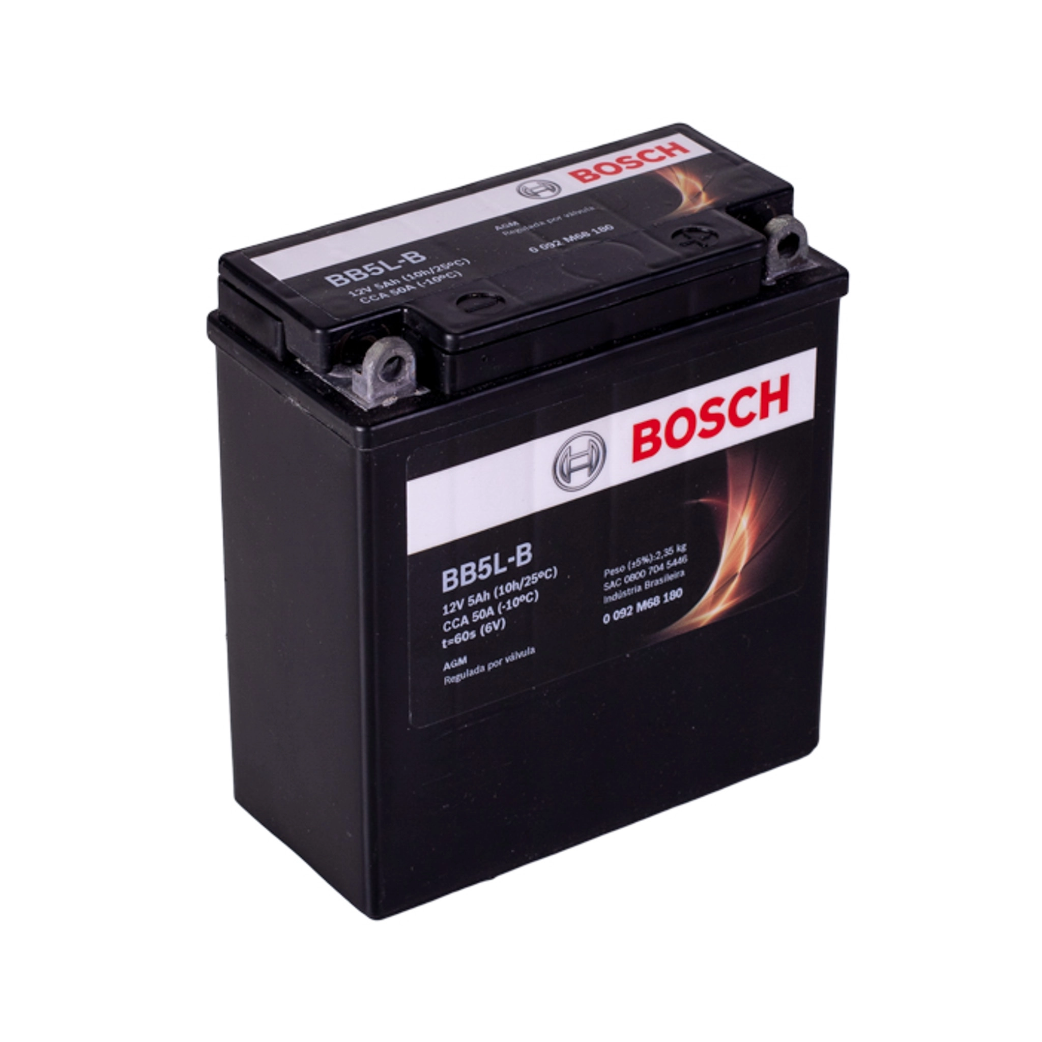 Bateria Moto Bosch BB5L-B 12V 5Ah 