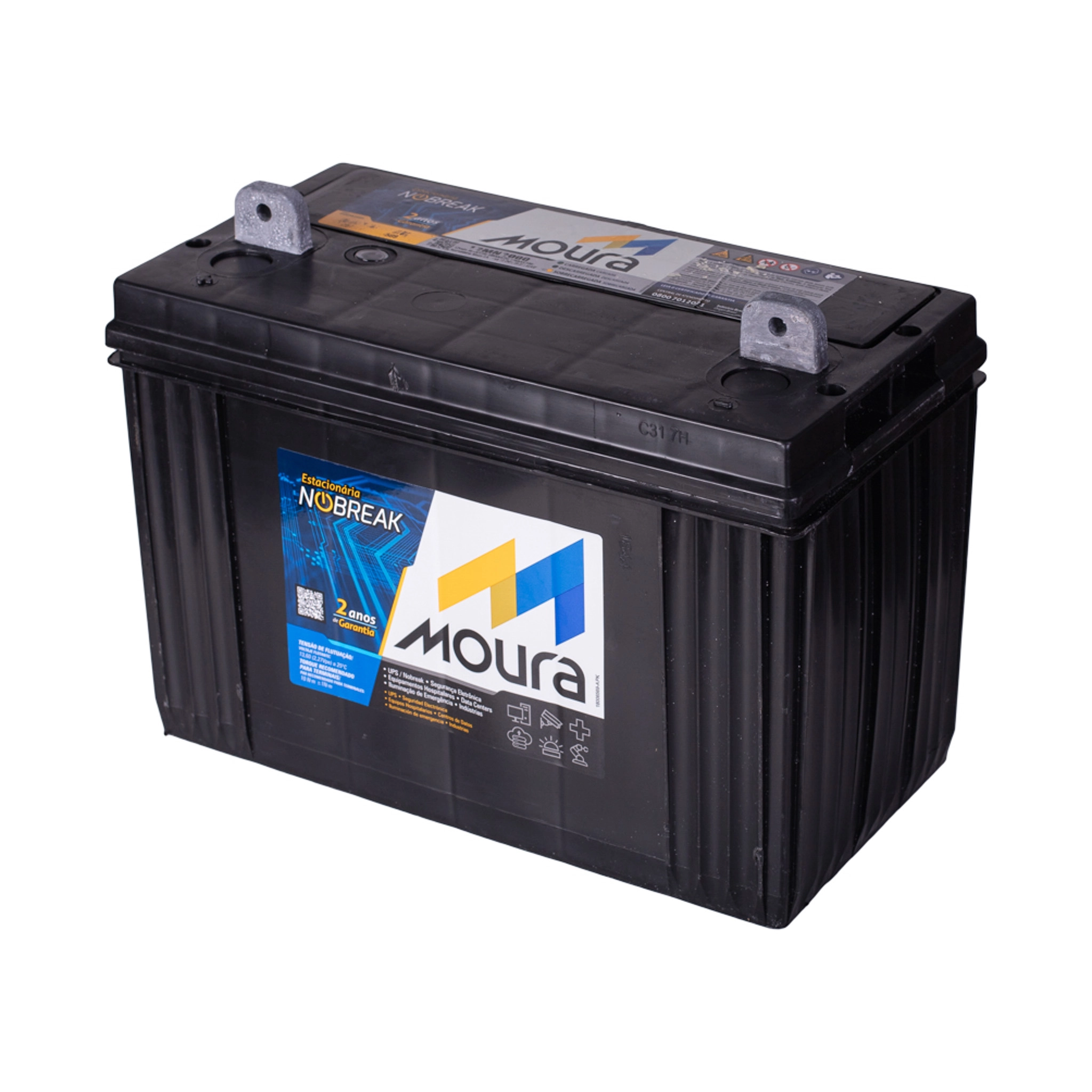 Bateria Estacionária Moura 12MN2000 12V 105Ah