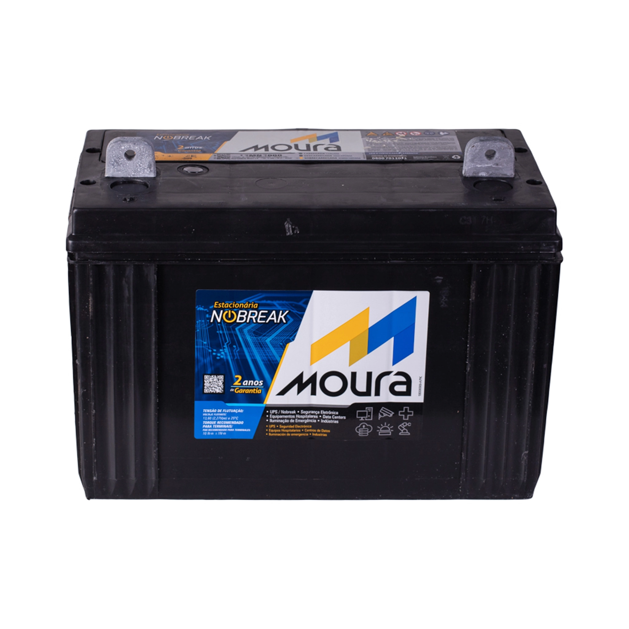 Bateria Estacionária Moura 12MN2000 12V 105Ah