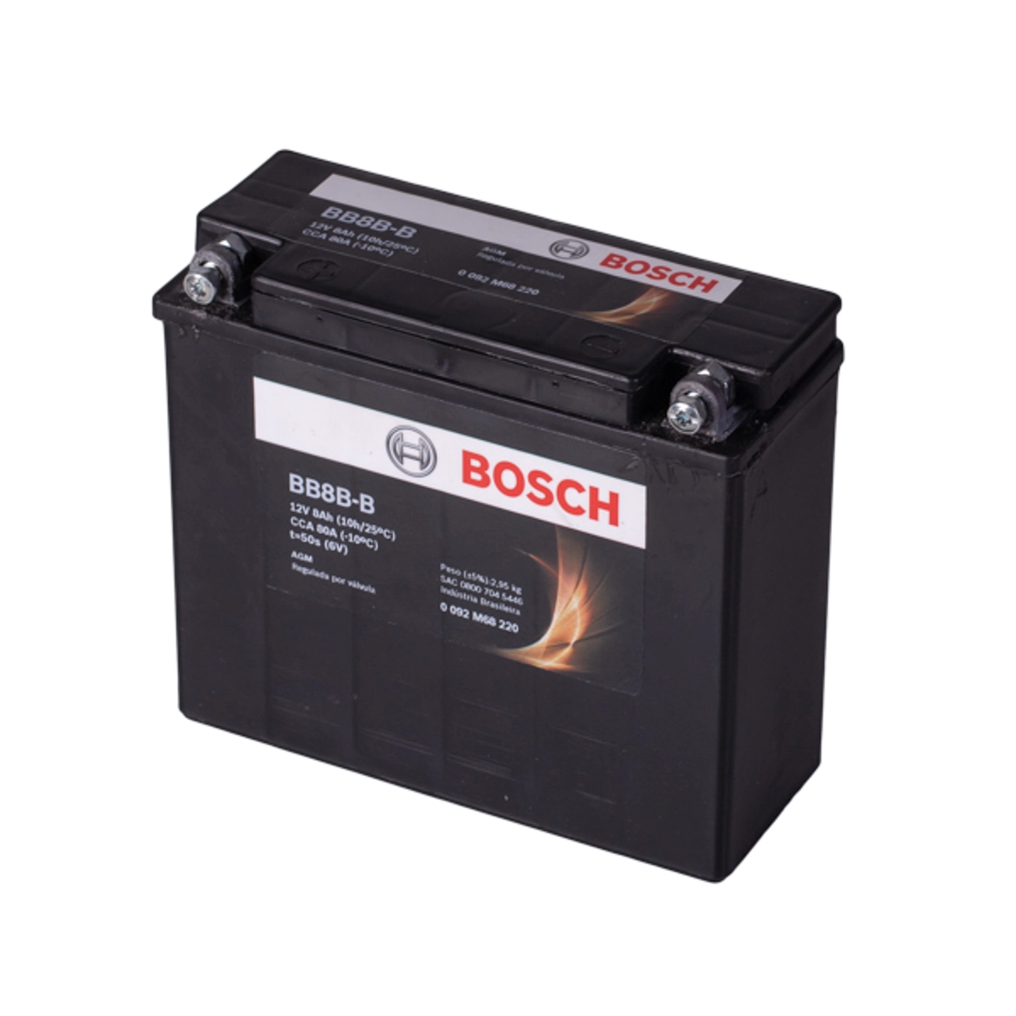 Bateria Moto Bosch BB8B-B 12V 8Ah