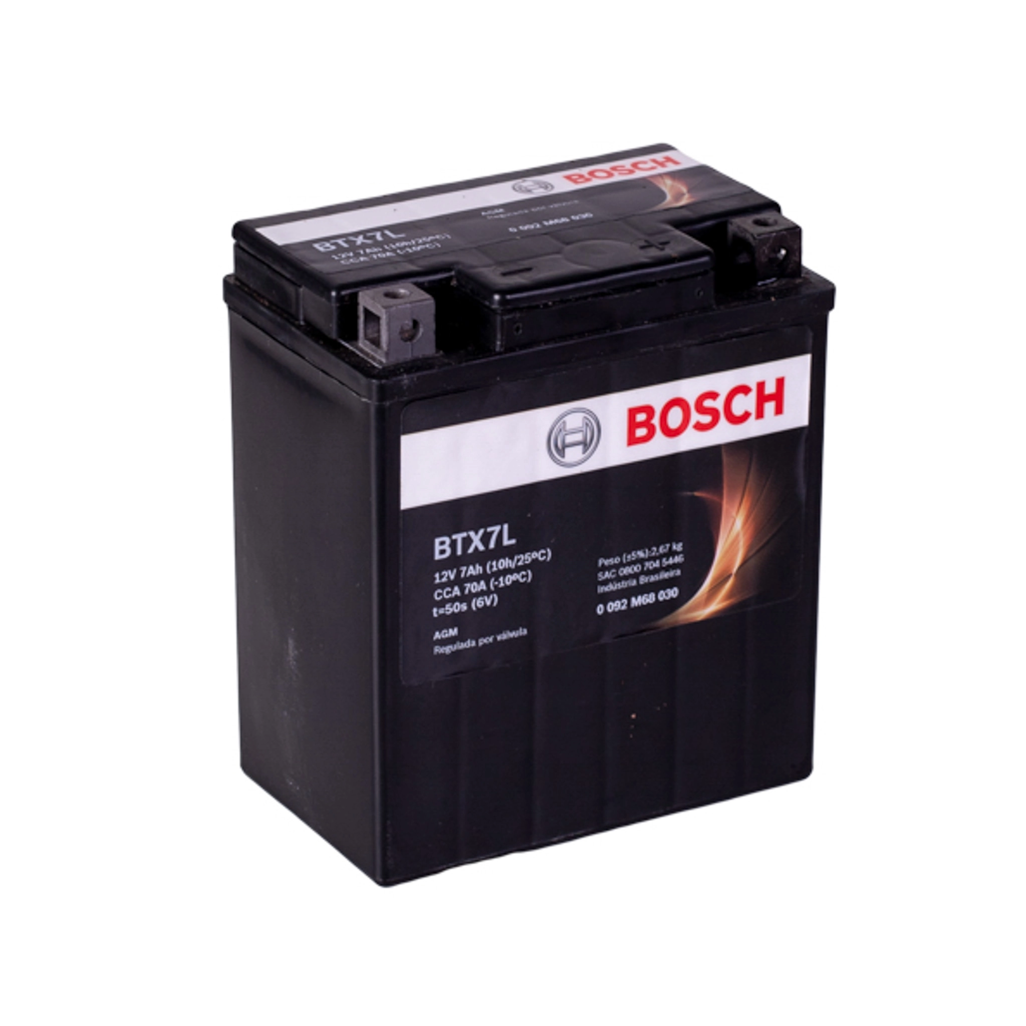 Bateria Moto Bosch BTX7L 12V 7Ah
