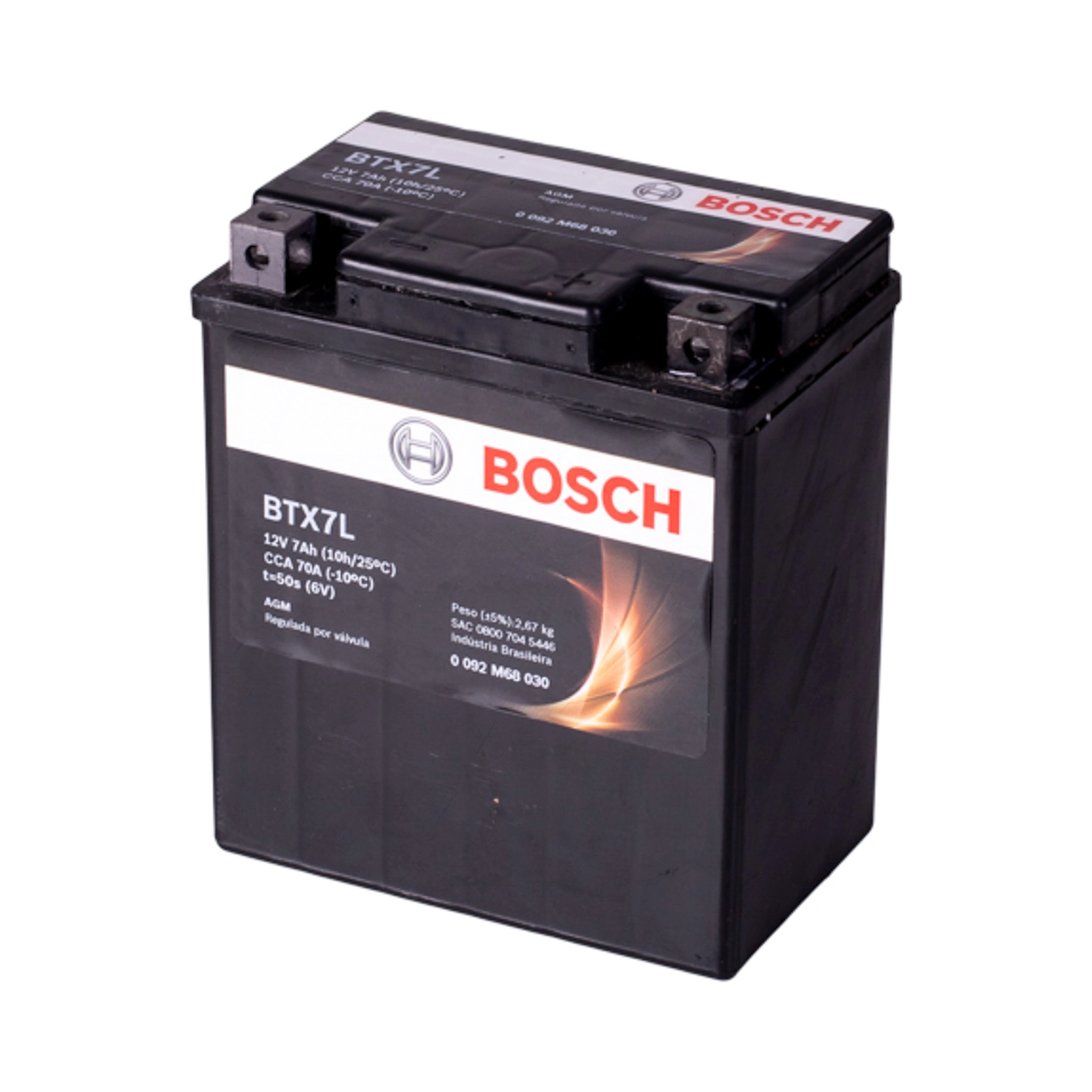 Bateria Moto Bosch BTX7L 12V 7Ah