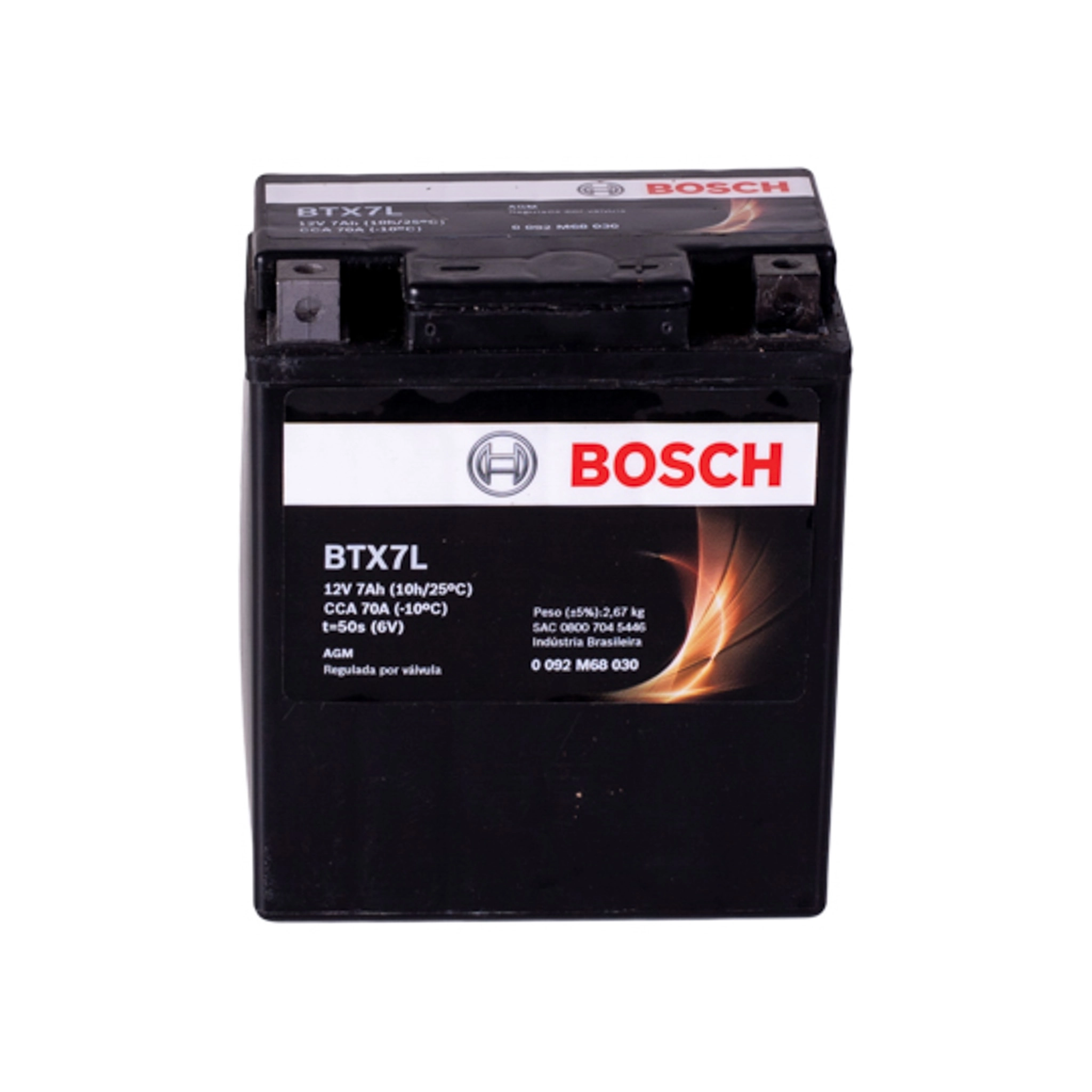 Bateria Moto Bosch BTX7L 12V 7Ah
