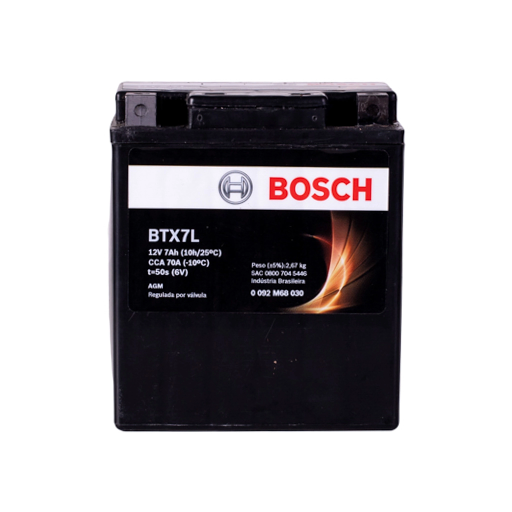 Bateria Moto Bosch BTX7L 12V 7Ah
