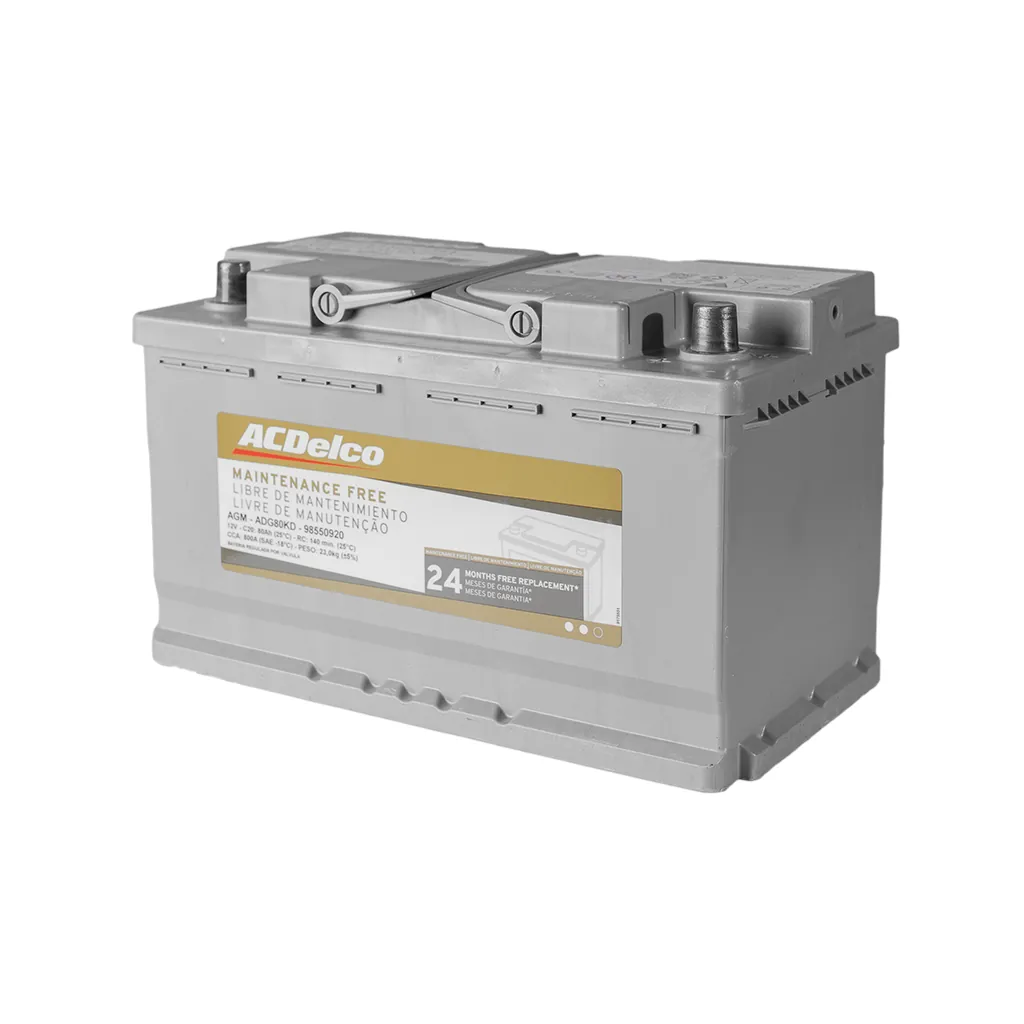 Bateria Automotiva ACDelco AGM ADG80KD 12V 80Ah | Atacadão das