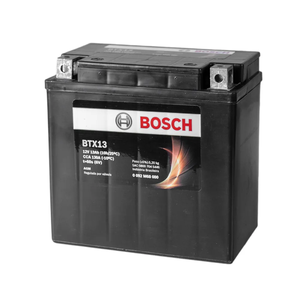 Bateria Moto Bosch BTX13-BS 12V 13Ah